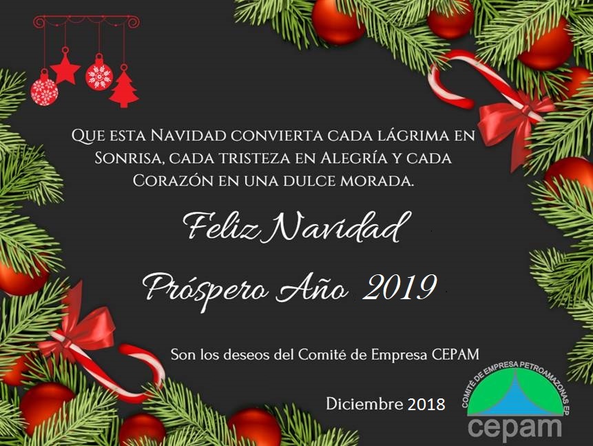 Feliz Navidad 2018 CEPAM